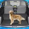 Dog Car Barrier SUV Pet Net + Free Metal Hooks, Dual Layer Pet Travel Safety Barrier Net , Easy to Install and Remove, Adjustable Car Dog Divider for Trucks, SUV, Vans, Car Net Organizer Storage Bag