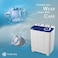 Star Track Blue Twin-tub Semi-Automatic Washing Machine, Top-Load Washer with Lint Filter, Spin-Dry