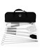 pro 9-Piece Stainless Steel BBQ Grill Tool Kit, Spatula, Tongs, Fork, Basting Brush, 5 Skewers &amp; Storage Bag, Outdoor Picnic, Camping &amp; Barbecue Cooking Set