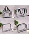 transparent bag wash three-piece pvc cosmetic bag waterproof storage wash bag set sundry storage bag