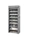 Sulfar Shoe Rack Organizer Storage with Dustproof Cover - 10-Tier Free Standing Shoe Racks Cabinet for Closets,Shoe Stand,Shoe Shelf Storage (Grey)