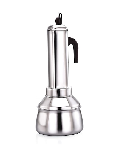 Stainless Steel Square Puttu Kodam Puttu Maker with Steamer Plate and Steel Stick, Silver