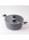 HOME Chef's Delight Stella Casserole with Lid &acirc;&euro;&ldquo; Premium Non-Stick PFOA Free Cooking Pot, Durable Induction Compatible Casserole Dish for Kitchen, Easy Grip Handles L24XW11.5Cm
