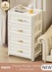 Plastic Storage Bins, Drawer Storage Cabinet Toys Storage Box 4 Layer containers for Kitchen Storage Box for Clothes,Toys,Portable Storage Organizer Mobile File Storage Cabinet, Waterproof Drawer Containers for Bathroom,Storage Bins for Home Office School