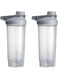 KASTWAVE Fitness Shaker Bottle - Fitness Sports Classic Protein Shaker Bottle, BPA Free, Professional Fitness cup Fashionable Portable Sport Plastic Water Shaker Bottle for Exercise- 24 OZ, Clear