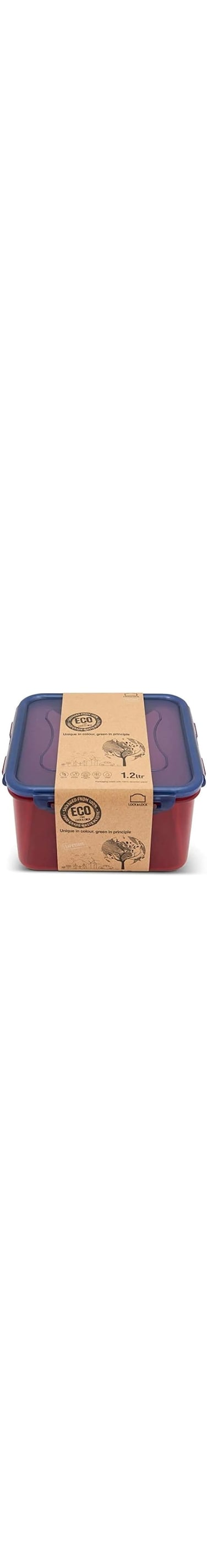 LocknLock Eco Food Container Square 1.2L W/Eco Outer-Sleeve