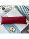 Linen Klub Krude Long Body Pillow 1pc, Fabric: 100% Polyester 85 GSM Microfiber 1 cm Stripe Super Soft, Filling: 1300 gm Hollow Fiber Comfort, Breathable &amp; Ultra Soft Size: 45 x 120 cm, Color: Dusty Pink
