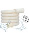 TERMEO - Universal Washing Machine Drain Hose for 30/34/38/42 Mm Diameter Outlet Pipe with Hose 2 Clamps For Washing Machines &amp; Dishwashers (2 Meters 6 feet)