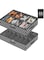 2pcs Under Bed Shoe Organizer,Foldable Fabric Shoe Box, Storage Bag, with Transparent Cover and 2 Reinforced Handles, Fits 20 Pairs of Shoes