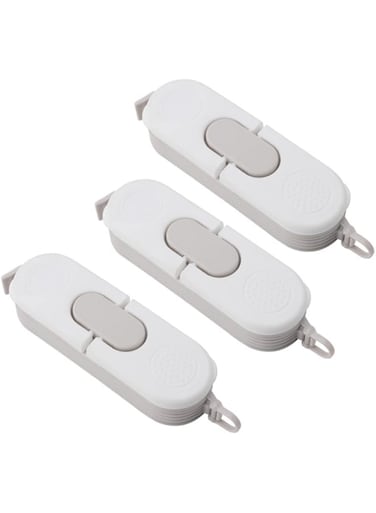 TERRIFI 3 Pcs Large Sealing Clips with Airtight Seal Lid, Plastic Bag Clips for Food Packages, Ideal for Food Storage in Kitchen and Home, Keeps Food Fresh, Durable and Easy to Use (Grey)