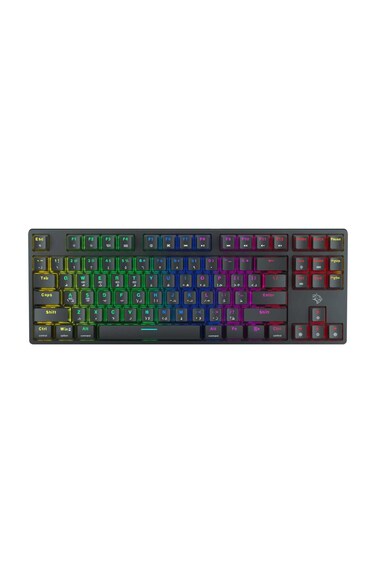 Gaming Gateron Pro 3-in-1 TKL Mechanical Keyboard RGB, Wireless &amp; Wired, Arabic