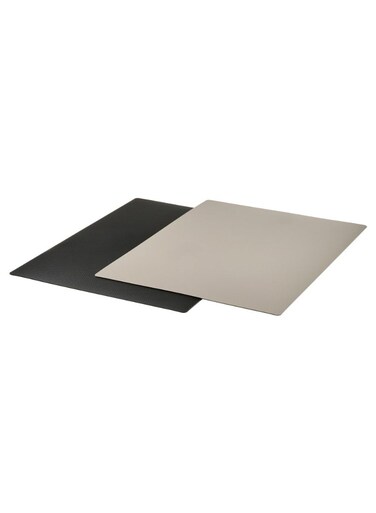 Bendable Chopping Board, Set of 2, Black/Dark Grey-Beige 28x36 cm