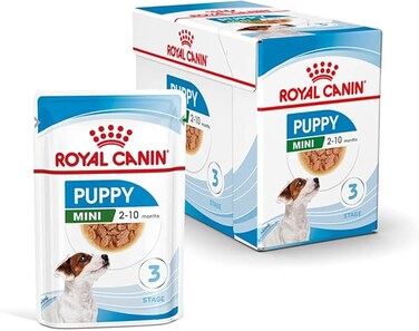 Royal Canin, Mini Puppy Pouch Wet Dog Food, 85 grams, Pack of 12