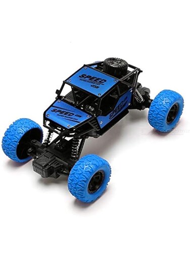 mytoys 2.4G RC Car Waterproof Remote Control Tractor 1:18 Rapid Off Road Racing Truck For All Surfaces indoor and outdoor (Blue)