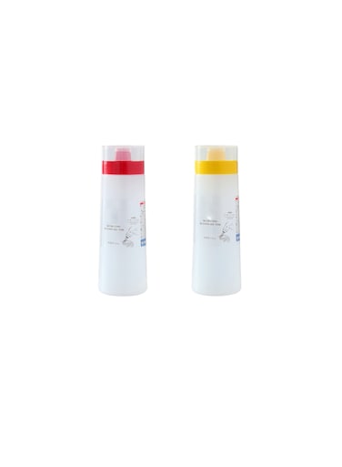 Squeeze Bottles, 2 Pack Porous Squeeze Bottles, Leak Proof Refillable Condiment Container for Kitchen Use, Squeeze Bottles for Sauces, Salad Dressings, Top Dispensers for Ketchup Mustard