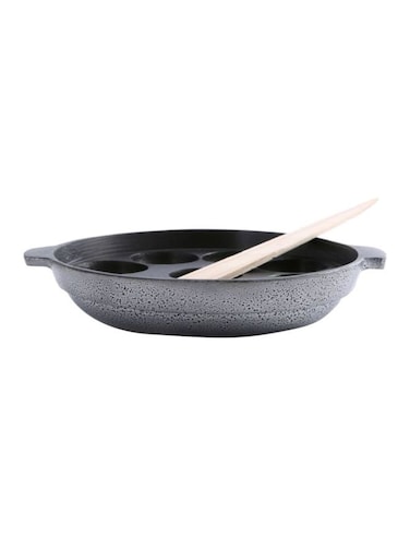 9-Mould South Indian Cake Pan Grey/Beige 18cm