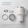 LocknLock Metro Mug King 820ml Ivory White &ndash; Double-Wall Insulated Stainless Steel Mug with Spill-Resistant Lid