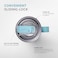 LocknLock Metro Mug King 820ml Ivory White &ndash; Double-Wall Insulated Stainless Steel Mug with Spill-Resistant Lid