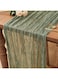 ChicAbode 3m Cheesecloth Table Runner, Sage Green Wedding Table Runner, 90x300 cm Boho Gauze Table Runner, Rustic Sheer Table Decor for Romantic Bridal Shower, Baby Shower, Birthday Party