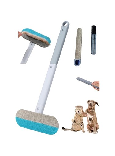 Reusable Pet Hair Remover for Carpet, Furniture, and Car &ndash; Eco-Friendly Lint Roller Brush for Dog &amp; Cat Hair, Multifunctional Cleaning Tool with Ergonomic Handle