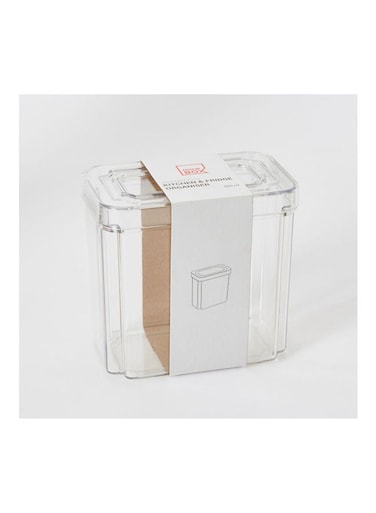 Box Sistematico Stackable Fridge Organizer with Lid Clear 12.3 x 7.5cm