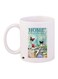Butterflies Printed Coffee Mug White/Blue/Red