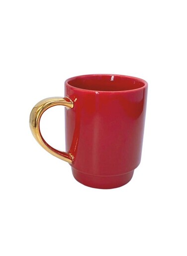 Childlike Red Coffee Mug Classic Cute Ceramic Cup