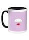 Love Will Stay Alive Printed Coffee Mug Pink/White/Black 11ounce