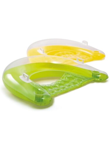 Intex Sit N Float Inflatable Lounge, 60" X 39", 1 Pack (Colors May Vary)