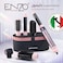 Enzo Professional EN-4133 6-In-1 Hair Dryer Brush &amp; Multi Styler - Ionic Hot Air Blow Dryer, Hair Straightener, Curler &amp; Volumizing Brush - JasperGrey - Intl Version
