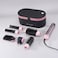 Enzo Professional EN-4133 6-In-1 Hair Dryer Brush &amp; Multi Styler - Ionic Hot Air Blow Dryer, Hair Straightener, Curler &amp; Volumizing Brush - JasperGrey - Intl Version
