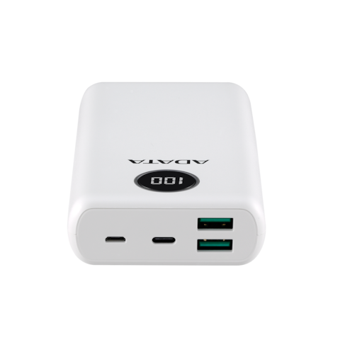 ADATA P20000QCD Power Bank 20,000 mAh   Fast Charging Qualcomm QC 3.0   White