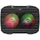 Mars Gaming Laptop Cooling Pad &ndash; Silent Cooling Fans, Ergonomic Anti-Slip Design, USB Powered, Universal Compatibility, Black