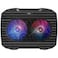 Mars Gaming Laptop Cooling Pad &ndash; Silent Cooling Fans, Ergonomic Anti-Slip Design, USB Powered, Universal Compatibility, Black