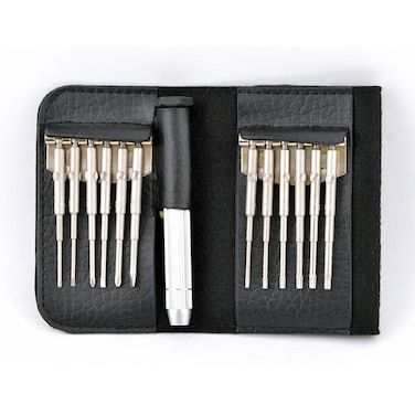 Terminator Mini Screw Driver 12 Pcs Set With Iron Handle in 1 Mini Pocket (Taiwan)