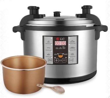 DLC Electric Pressure Cooker, 45 liter, 3600W, High Quality, Stainless Steel, Automatic Pressure Control, DLC-8915