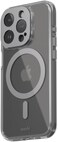 Moshi Iglaze Ultra Thin &amp; Slim, Super Clear Back Case Compatible With iPhone 15 Pro 2023 Case- Shows Compatible With Logo, Scratch Resistant, MagSafe Compatible, Dark Gray
