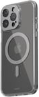Moshi Iglaze Ultra Thin &amp; Slim Case Compatible With iPhone 15 Pro Max 2023, Super Clear Back Cover, Drop Protection, Scratch Resistant, MagSafe Compatible, Dark Gray