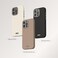 Moshi Napa Eco-Friendly Leather Case Compatible With iPhone 15 Pro Max 2023, MagSafe Compatible, Metal Lens Frame, Supports Wireless Charging, Brown