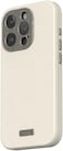 Moshi Napa Eco-Friendly Leather Case Compatible With iPhone 15 Pro 2023, MagSafe Compatible, Metal Lens Frame, Supports Wireless Charging, Beige