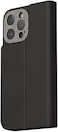 Moshi Overture Leather Folio Case Compatible With iPhone 15 Pro Max 2023-3-In-1 Cover-Wallet-Stand, MagSafe Compatible, Supports Wireless Charging, Black