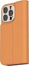 Moshi Overture Leather Folio Case With MagSafe For Apple iPhone 16 Pro 6.3" 2024, 3-In-1 Cover-Wallet-Stand, Drop Protection, 3X Card Slots, Protective Lens Frame, Wireless Charging, Brown