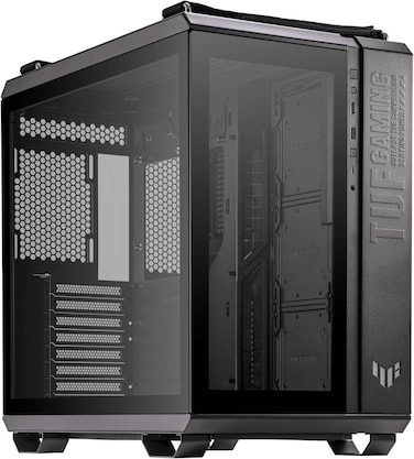 ASUS TUF GT502 Mid Tower ATX Gaming Case, Tempered Glass, 360mm Radiator Support, 8 Expansion Slots, Black   90DC0090-B19010