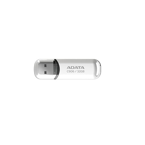 ADATA C906 Compact 64GB USB Flash Drive   White