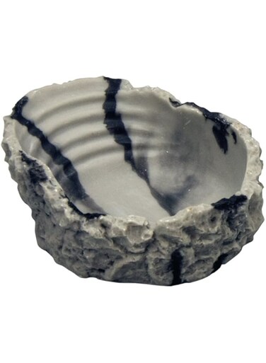 Hobby Drinking Bowl M - Marbled (150ml) 15X11X4 cm
