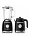 Radoco Electric Kettle and Blender Combo Set - Black