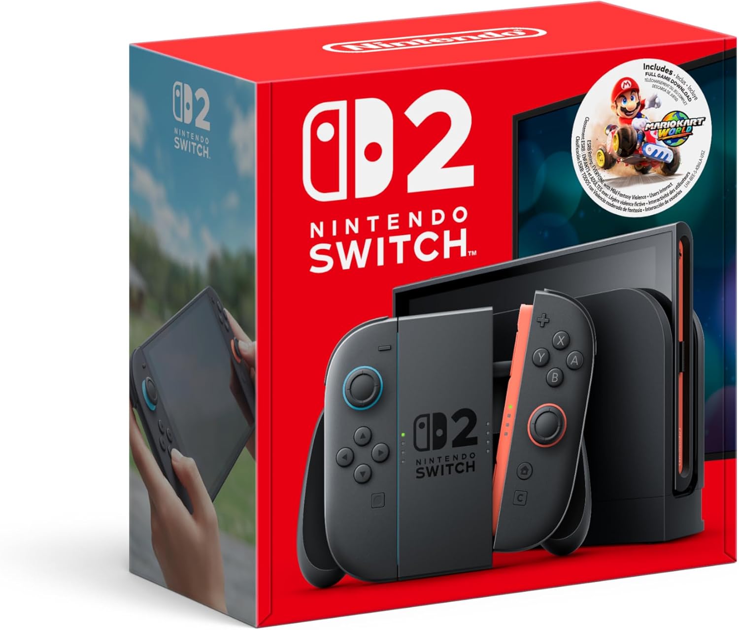 Buy Nintendo Switch 2 Console + Mario Kart World Bundle