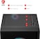 علبة كمبيوتر MSI MAG Forge 320R Airflow سوداء متوسطة الحجم - سعة ATX، تدعم بطاقة رسومات RTX 40، مروحة ARGB، فلتر غبار مغناطيسي، زجاج مقوى، موزع ARGB من 1 إلى 6 منافذ، منفذ USB 3.2 من الجيل الأول من النوع A