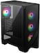 علبة كمبيوتر الألعاب MSI MAG Forge 120A Airflow Premium: مروحة RGB تلقائية، حامل بطاقة رسومات عمودي، فتحات تهوية جانبية، دعم مشعاع 360 مم، زجاج مقوى بسماكة 4 مم، تدعم حتى 8 مراوح