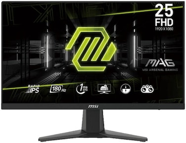 MSI MAG 256F 24.5 Inch FHD IPS 180Hz 1ms Gaming Monitor - 9S6-3BC11H-006
